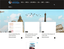 Tablet Screenshot of nationalstereotype.com
